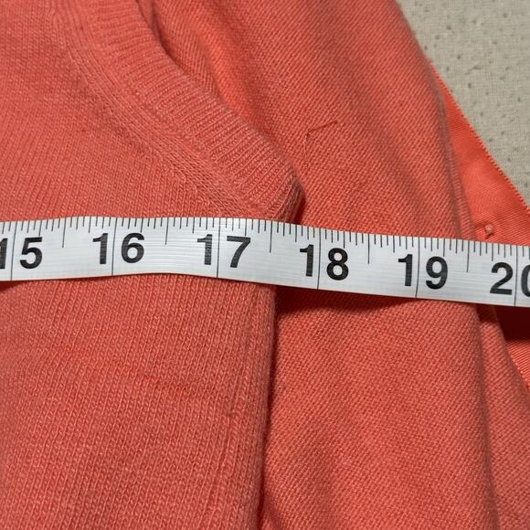 VTG We 100% Cashmere Cardigan & Vest Set Long Sleeve Beads Pink Sz M Scotland - Picture 10 of 13